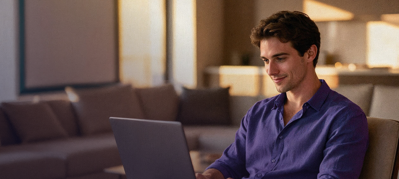 IQ Academy learning from laptop